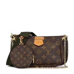 Louis Vuitton Monogram Multi Pochette Accessoires Shoulder Bag in Brown